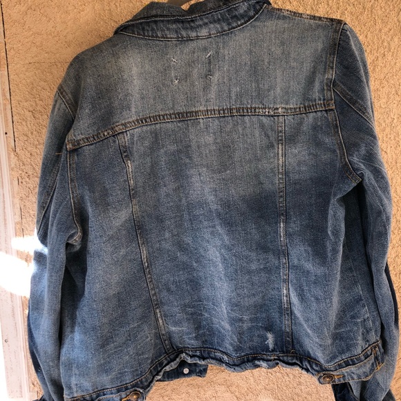 Color-block Jean Jacket - Picture 4 of 5